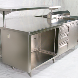 stainless steal cabinet